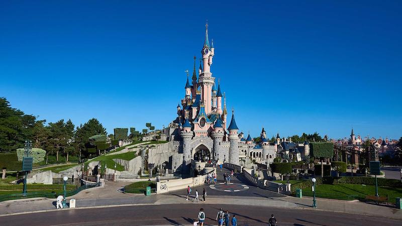 Castelo da Disneyland em Paris