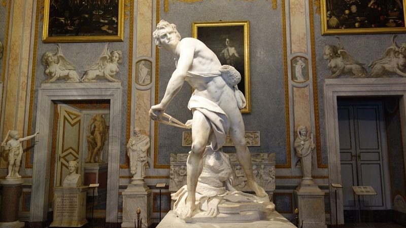 Galeria Borghese na Itália