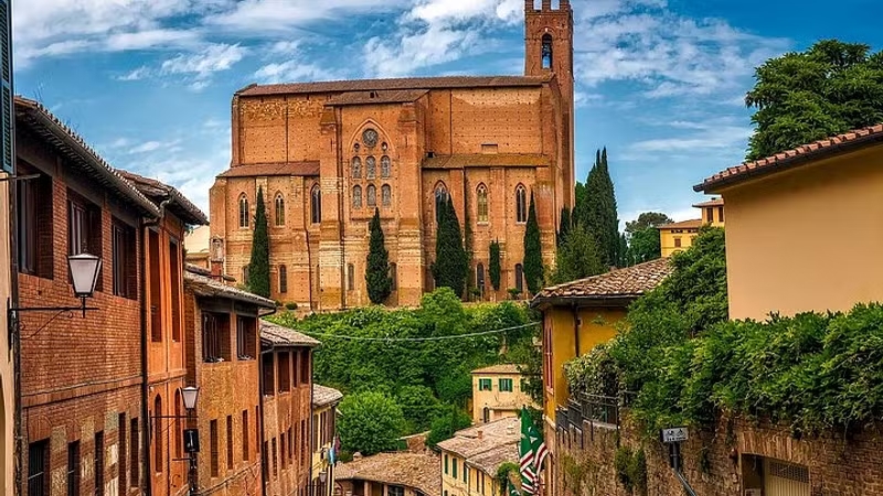 Igreja em Siena na Itália